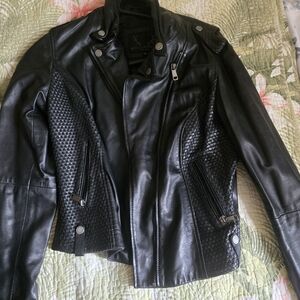 Women's Black Leather Jacket